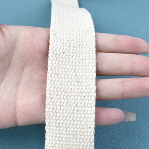 Meetee AP320 38毫米DIY服装缝纫行李带配件包皮带丝带米色厚涤棉织带 - Product Image 4