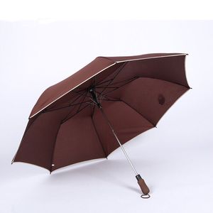 Parasol d'extérieur grand format le plus vendu, <span class=keywords><strong>parapluie</strong></span> de golf <span class=keywords><strong>pliant</strong></span> de couleur unie, <span class=keywords><strong>parapluie</strong></span> surdimensionné automatique pour affaires - Product Image 3