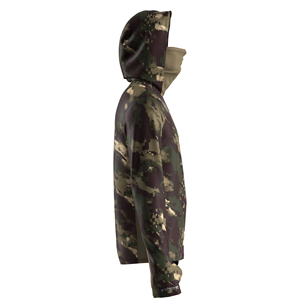 Jacht- en outdoor kleding voor heren, viskleding, diepe jungle camouflage nekwarmer met capuchon, snel drogend, zonwerend materiaal - Product Image 3