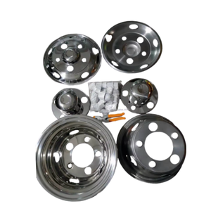 Tapacubos de cubierta de rueda de acero inoxidable 17,5 China304 mayorista para <span class=keywords><strong>autobús</strong></span> de camión Light175 suministro de existencias de alta calidad - Product Image 6