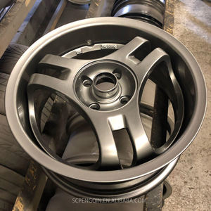 גלגלי Roc Custom Gunmetal 15 אינץ' מחושלים JDM 5x114.3 4x100 SA3R חישוקי סגסוגת 3 צלעות מחושלות עבור ניסאן - Product Image 4