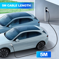 Câble de charge rapide pour véhicule électrique 32A 7KW 22KW avec connecteur de prise EV de type 2 IEC62196, câble de chargeur EV 16A 3.6KW 11KW