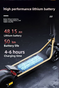 Scooter Eléctrico Big Foot de 11 Pulgadas y 1000W de Alta Potencia con Freno de Disco Trasero - Product Image 3