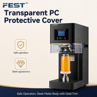 Machine de scellage entièrement automatique pour canettes PET, bouteilles et boîtes de conserve de boissons, café, soda, bière en aluminium – Vente chaude usine FEST