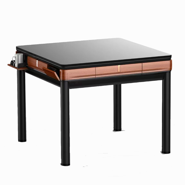 Factory Wholesale Dining Table Automatic Mahjong Machine  Electric 42 46mm Mahjong Size Table Set with 2 Pairs of Mahjongs
