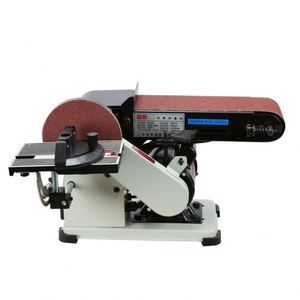 Lijadora de Banda y Disco Eléctrica de 450W para Palés de Madera, 4x6 Pulgadas, Ancho de Banda de 6 Pulgadas, Disco de 9 Pulgadas, Grado Industrial, 1 Año de Garantía, Fácil de Usar - Product Image 3