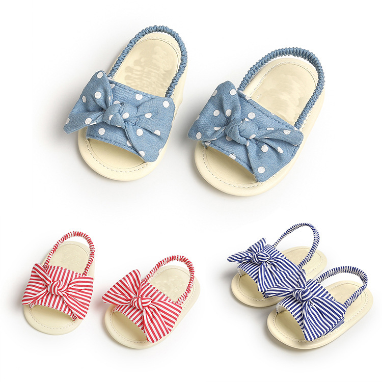 Baby Sandals with Folds Flower Baby Girls Shoes Soft Sole Infant Toddler Shoes shoes for baby girls