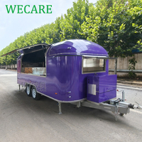 WECARE Remorque de bar mobile pour jus de citron, cocktails, kebab, burgers, pizzas et snacks, entièrement équipée