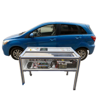 Banco de entrenamiento de estación de carga metálica AC/DC para vehículos eléctricos (NEV) de China con detección de señal, equipo educativo automotriz
