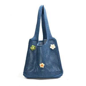 Nouveau sac fourre-tout en tricot à grande capacité tendance automne/hiver pour femmes, sac à bandoulière polyvalent - Product Image 6
