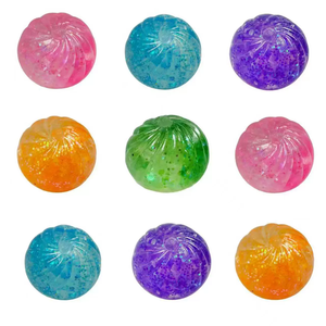 Balle sensorielle scintillante avec compartiment secret, colorée, anti-stress, pour les cadeaux de fête d'enfants, les récompenses en classe et les sacs cadeaux - Product Image 4