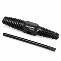 HEHE Lot de 2 extracteurs de vis de 1/2 et 3/4 pouces, outils de réparation de filetages de tuyaux d'eau cassés, en acier à haute teneur en carbone