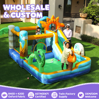 Château gonflable avec toboggan en tissu Oxford pour usage domestique, familial, pour enfants et extérieur – Vente en gros et distribution en vrac