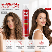 Spray Fixant Professionnel pour Cheveux Bouclés, Séchage Rapide, Fini Mat Naturel, Produit de Soin Capillaire, Vente en Gros Usine OEM ODM