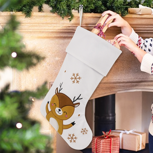 2024 <span class=keywords><strong>Noël</strong></span> <span class=keywords><strong>Cheminée</strong></span> Intérieure Décoration Mignon Renne Conception 18 Pouces Bas De <span class=keywords><strong>Noël</strong></span> Chaussettes De <span class=keywords><strong>Noël</strong></span> - Product Image 5