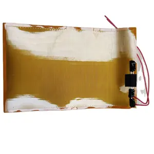 228x145mm 220V Polyimide Heating 3D Printer Kapton Foil Film Thin Heaters with 30C thermostat