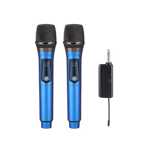 Micrófonos dinámicos <span class=keywords><strong>de</strong></span> voz <span class=keywords><strong>de</strong></span> mano para cantar Micrófono <span class=keywords><strong>De</strong></span> estudio Micrófono inalámbrico Karaoke UHF Grabación MIC <span class=keywords><strong>de</strong></span> larga distancia - Product Image 3