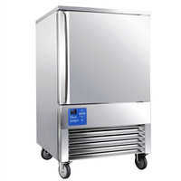 Congélateur à blast vertical à double porte en acier inoxydable 360L pour viande, congélation rapide, congélateur à blast pour légumes 2022