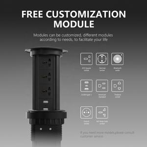 Enchufe de enchufe Lifing estándar británico con puertos Usb tipo a C de carga rápida <span class=keywords><strong>enchufes</strong></span> <span class=keywords><strong>ocultos</strong></span> emergentes <span class=keywords><strong>para</strong></span> <span class=keywords><strong>encimeras</strong></span> de cocina de escritorio - Product Image 4