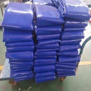 UV Stabilized PVC Truck Mesh Tarpaulin PVC Coated Ventilated Tarpaulin