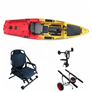 Vichking 2023 nuovo Design 13ft a elica singola persona pedale pesca Kayak Ce pesca canoa con motore elettrico 3 anni 3.1 - 4m