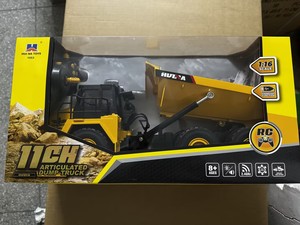 Camión Volquete Articulado RC HuiNa 1553 1/16, 2.4G 11CH, Control Remoto, <span class=keywords><strong>con</strong></span> Luces y Sonido, Juguete de Ingeniería - Product Image 5