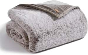 Manta de lujo suave de piel sintética de <span class=keywords><strong>Chinchilla</strong></span> para sofá, manta de invierno gruesa y cálida manta de visón 1220GSM - Product Image 4