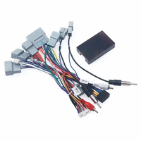 Arnés de Cableado ISO, Decodificador de Bus CAN, Conector de Audio RCA, Adaptador de Cable de 16 Pines para Honda Spirior, Accord, Acura TSX