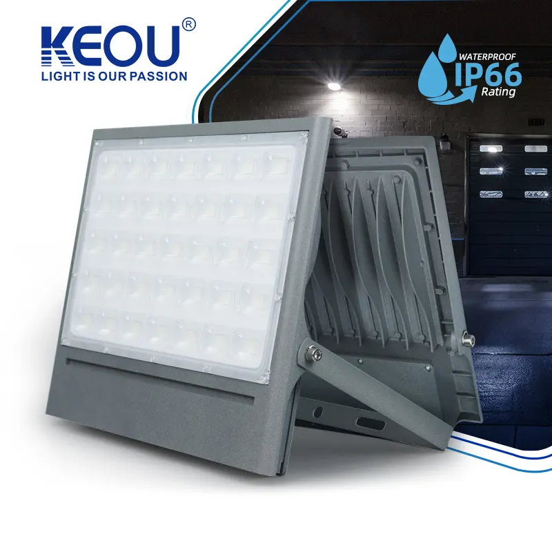KEOU Die Casting aluminium lampu sorot Led rumah lampu banjir Led reflektor untuk tenis