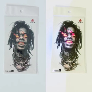 <span class=keywords><strong>Tatuaggi</strong></span> Temporanei WENAIMEI per <span class=keywords><strong>Uomo</strong></span> <span class=keywords><strong>e</strong></span> <span class=keywords><strong>Donna</strong></span>, Adesivi per Body Art a Trasferimento d'Acqua, Materiale PVC Personalizzabile, Luminosi al Neon <span class=keywords><strong>e</strong></span> UV - Product Image 1