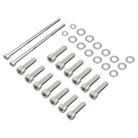 Bevinsee LSX LS2 LS3 LS6 LS7 LS Kit de boulon de carter d'huile en acier inoxydable pour Chevy Camaro Corvette pour Pontiac Firebird