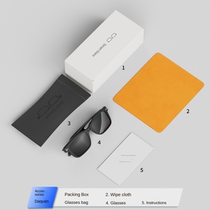 แว่นตากันแดดอัจฉริยะแบบแม่เหล็กโพลาไรซ์อเนกประสงค์<span class=keywords><strong>แปล</strong></span>งสัญญาณเสียง 3 มิติจาก AI - Product Image 6