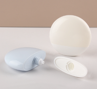 Couleur personnalisée/Logo 50ml rond vide Squeeze crème solaire/flacons de crème pour les mains emballage cosmétique avec bouchon