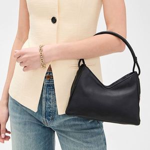 Bolso Tote de Cuero Personalizado para Mujer, de un Solo Hombro, Impermeable, Portátil, con Cierre de Cremallera, Negro, para Viajes de Primavera y Otoño - Product Image 6