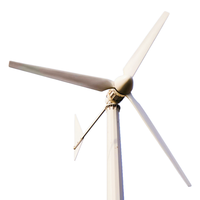 10KW Horizontaler Windgenerator 220V 240V 2,5m/s Startgeschwindigkeit 11m/s Nenngeschwindigkeit 6,5m Rotor NdFeB PMSG IP54 für Privathaushalte