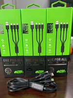 Câble de charge USB 3.0 3 en 1 de 3 pieds, 6 pieds, 10 pieds, micro USB 8 broches, type C, câble de charge rapide pour téléphone portable pour Oraimo