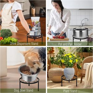 Paquete de 5 soportes de metal <span class=keywords><strong>para</strong></span> plantas <span class=keywords><strong>para</strong></span> interiores exteriores, soporte <span class=keywords><strong>para</strong></span> <span class=keywords><strong>macetas</strong></span> de hierro antioxidante, estante <span class=keywords><strong>para</strong></span> <span class=keywords><strong>macetas</strong></span> resistente - Product Image 6