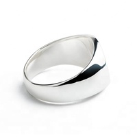 Einzigartiges Design 925 Sterling Silber Blanko-Siegelring für Individuell Graviertes Logo