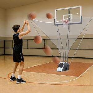 Rebondisseur de basket-ball automatique portable, entraîneur de tir, machine de tir au basket-ball alimentée par batterie pour la maison, intérieur, extérieur, solo - Product Image 3