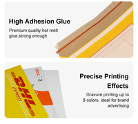Enveloppe de livraison en carton rigide personnalisée par le fabricant, DHL, A4, A5, pour documents et papier