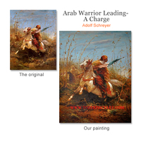 Reproductions de peintures à l'huile célèbres de style orientalisme, peintes à la main, qualité muséale, par Jean-Léon Gérôme, art arabe