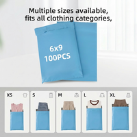 Sacs d'expédition personnalisés en polyéthylène, enveloppes d'expédition en plastique, plusieurs tailles et couleurs, sacs d'emballage pour boîtes à chaussures pour marques de vêtements