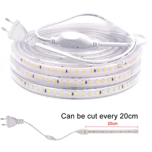 220v 20cm cut led strip High quality brightness factory directly warm white white flexible 2835 led wireless strip light