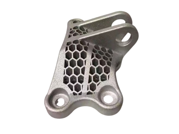 AS9100 Certified SLM Titanium Alloy 3D Printed Aerospace Bracket with Honeycomb Lattice Structure for Weight Reduction