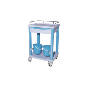 BT-CY004 bon marché hôpital ABS chariot clinique en <span class=keywords><strong>plastique</strong></span> chariot de soins infirmiers médicaux chariots à médicaments avec <span class=keywords><strong>tiroir</strong></span> seau prix - Product Image 1