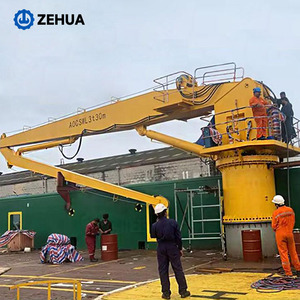 รอกเครนเรือ Zehua ขนาด 5 ตัน เครนไฮดรอลิกสำหรับเรือเดินสมุทร เครนมินิสำหรับเรือ - Product Image 3