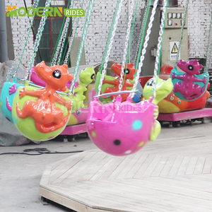 Nueva atracción de diseño para parques de diversiones infantiles, para niños y adultos, columpio giratorio, sillas voladoras en venta - Product Image 3