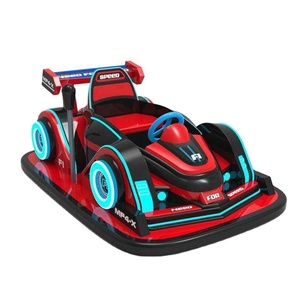 Voiture tamponneuse électrique pour enfants, équipement de divertissement pour parc d'attractions, avec coque robuste, propulsion motorisée, éclairage LED et musique - Product Image 1