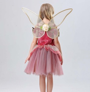 Costume de <span class=keywords><strong>fée</strong></span> des fleurs verte et rose pour fille, Halloween, jardin, conte de fées, lutin, <span class=keywords><strong>clochette</strong></span>, DISP-008 - Product Image 5