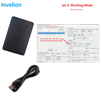 UHF RFID USB Desktop EPC GEN2 Lector de tarjetas Escritor SDK gratuito Software de demostración Tarjeta ISO Interruptor de emisión Control de acceso del teclado